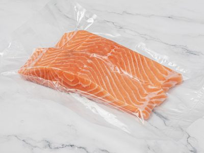 Salmón noruego en suprema