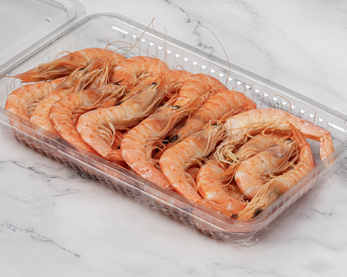 Gambas cocidas