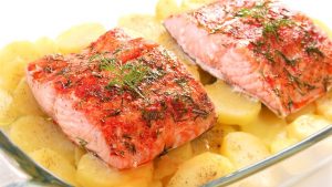 Salmón a filetes sin espinas | Pescados Saturnino